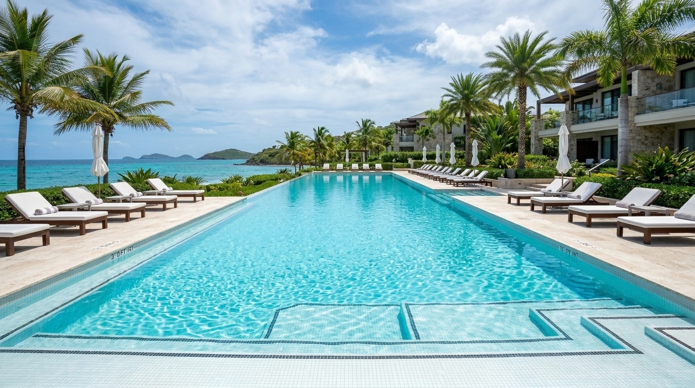 Crystal Clear Swimming Pool Water After ShubhamEnterprise Treatment